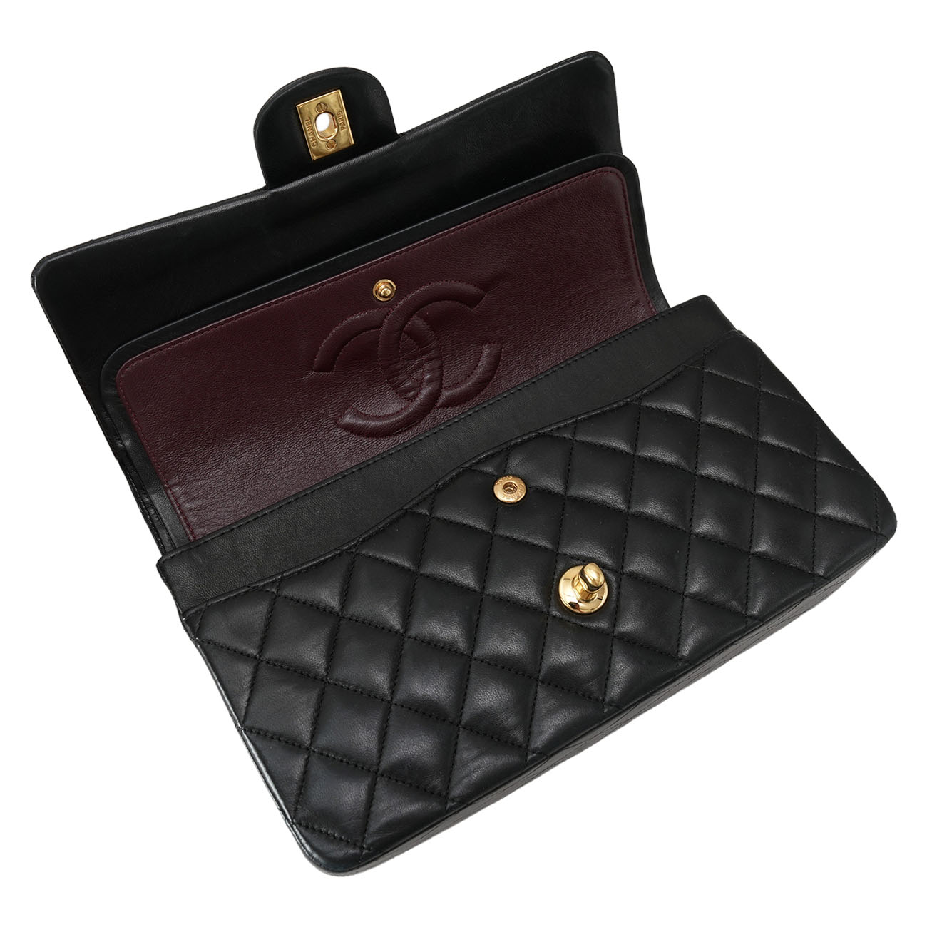 CHANEL(USED)샤넬 클래식 램스킨 미듐