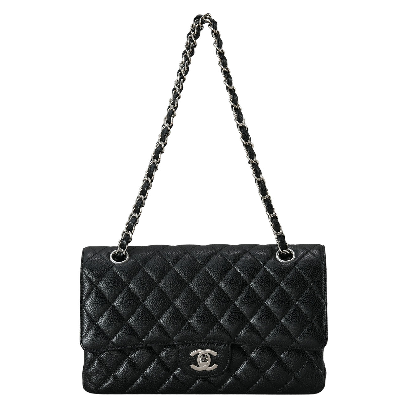 CHANEL(USED)샤넬 캐비어 클래식 미듐 플랩백