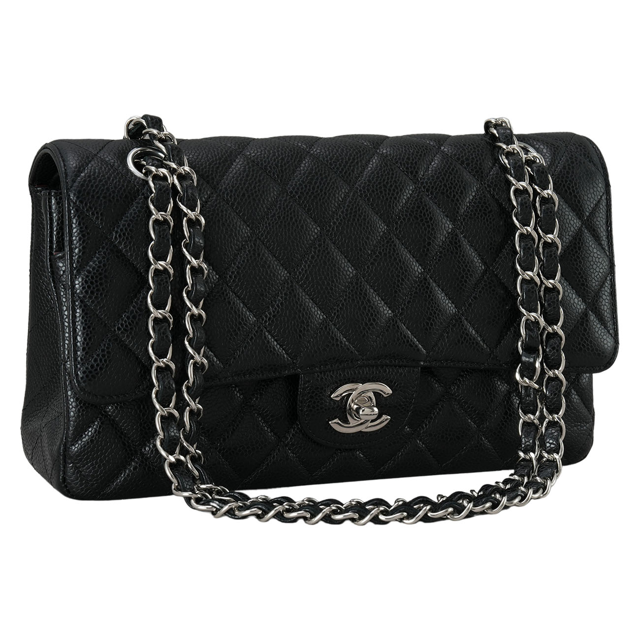 CHANEL(USED)샤넬 캐비어 클래식 미듐 플랩백