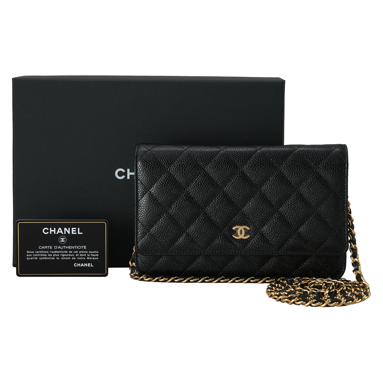 CHANEL(USED)샤넬 AP0250 캐비어 클래식 WOC