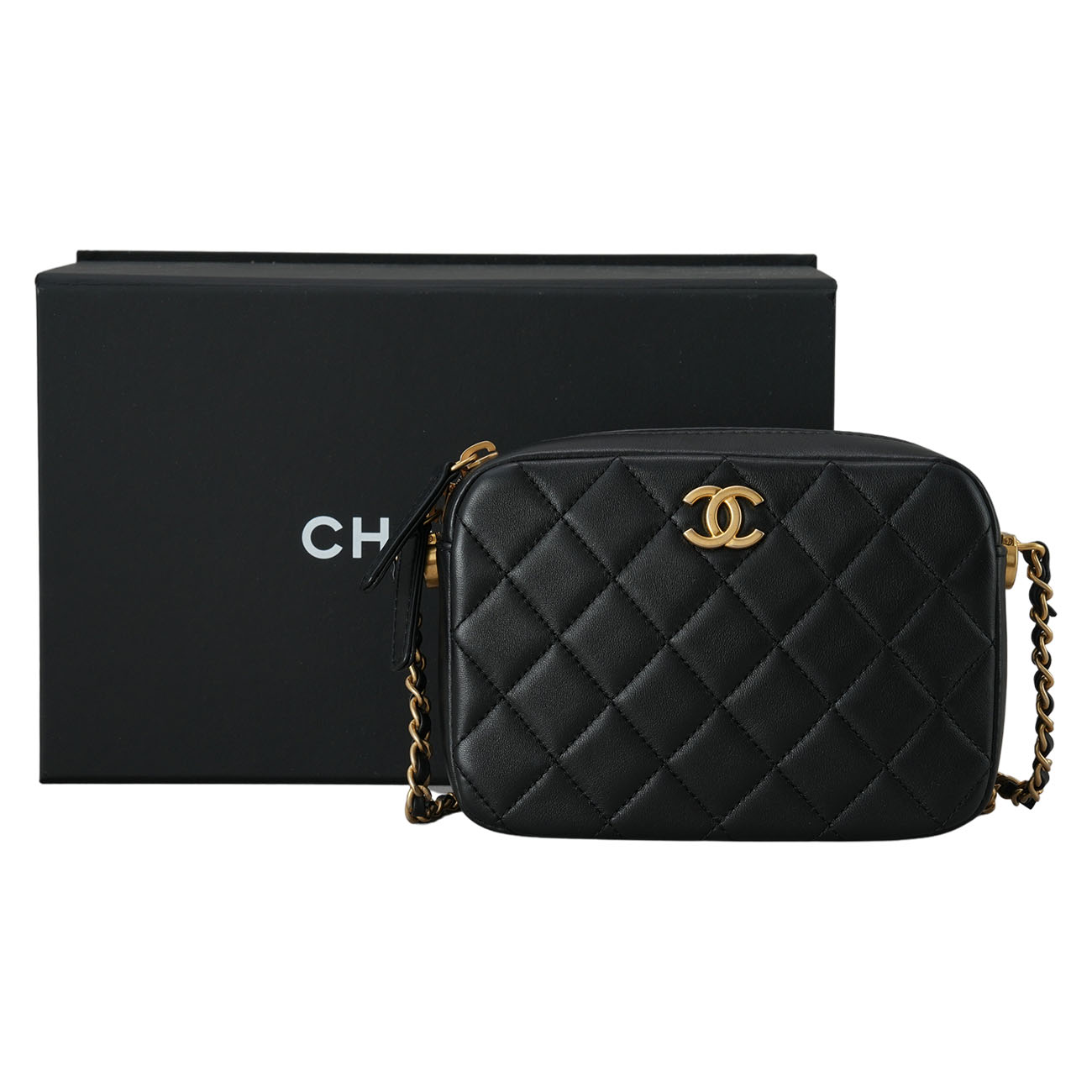 CHANEL(USED)샤넬 시즌 골든볼 카메라백