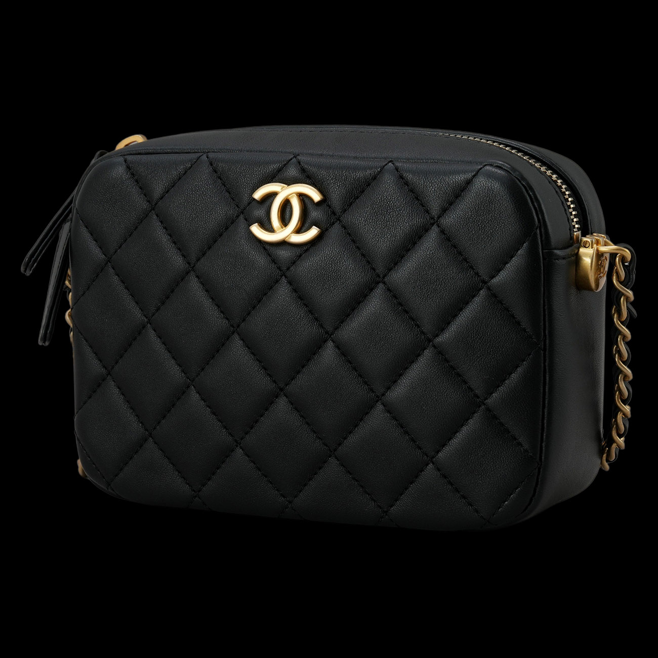 CHANEL(USED)샤넬 시즌 골든볼 카메라백