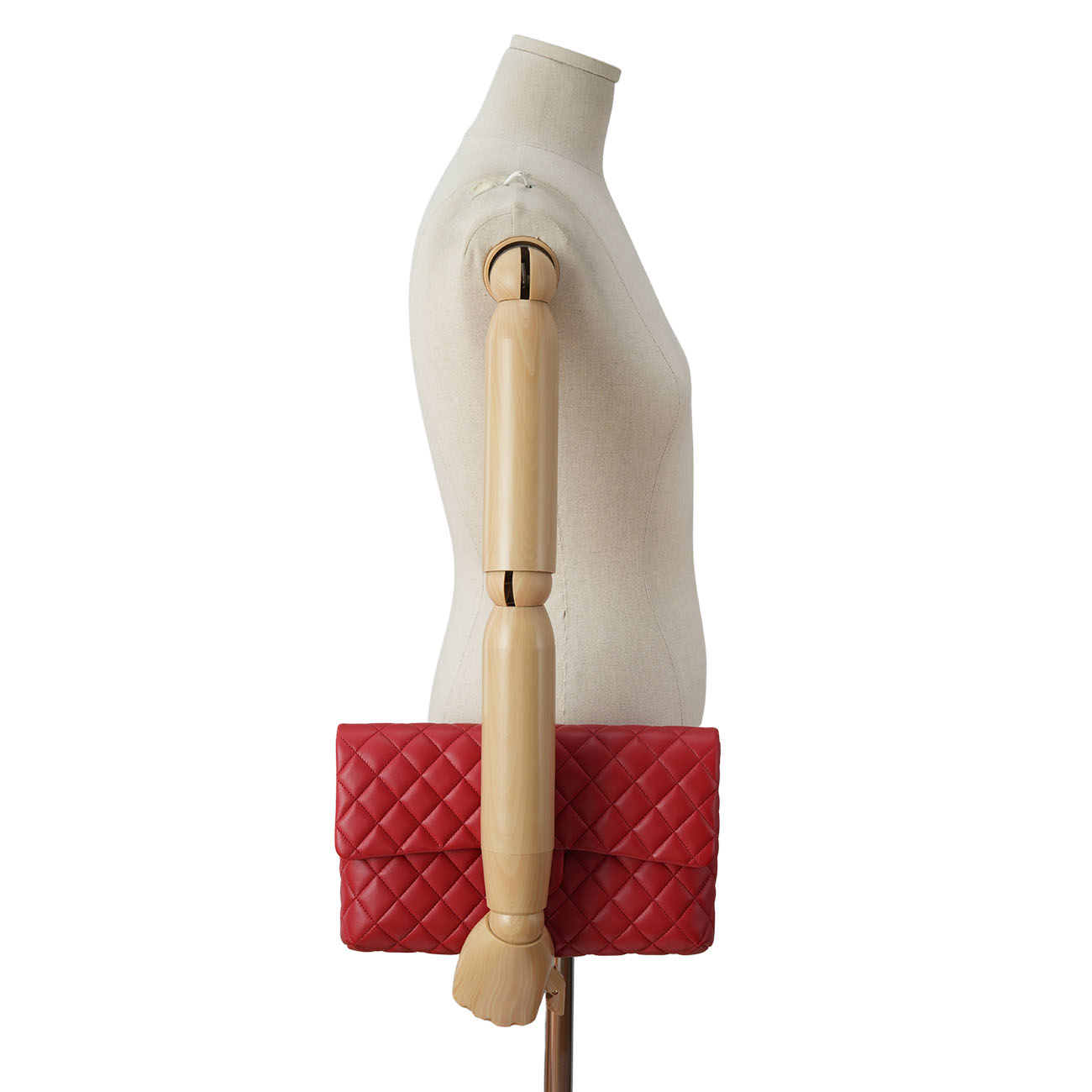 CHANEL(USED)샤넬 램스킨 클래식 플랩 클러치백