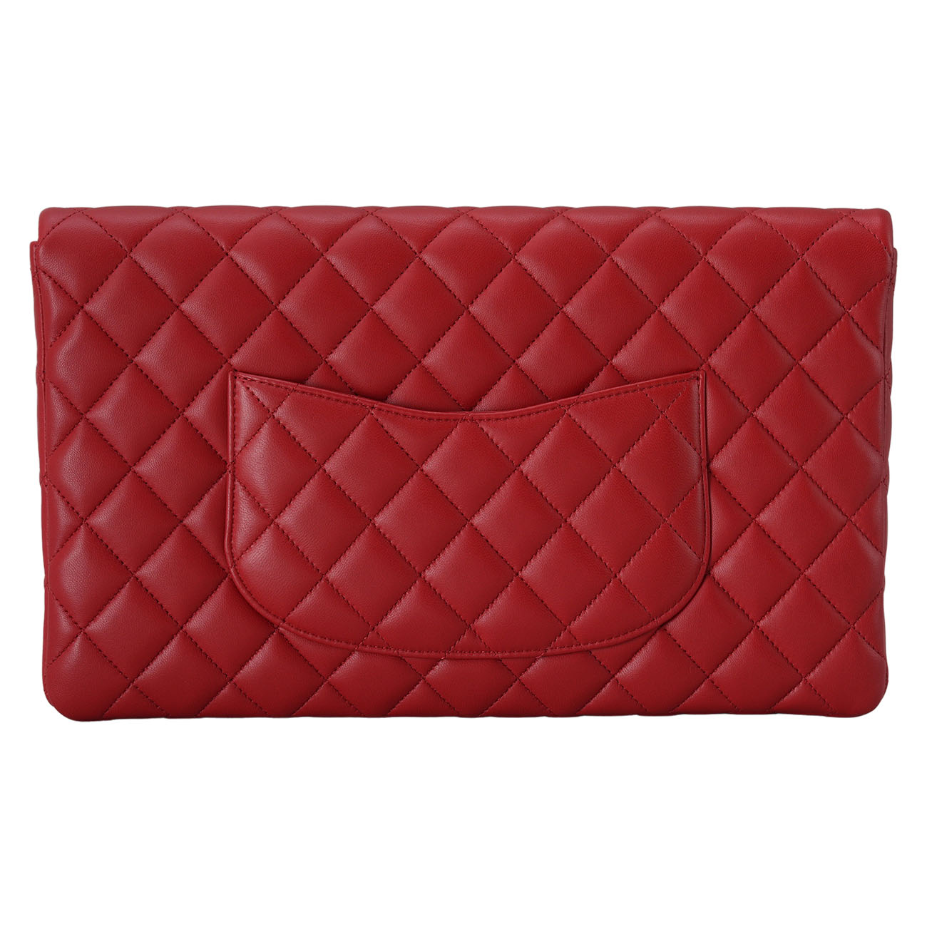 CHANEL(USED)샤넬 램스킨 클래식 플랩 클러치백
