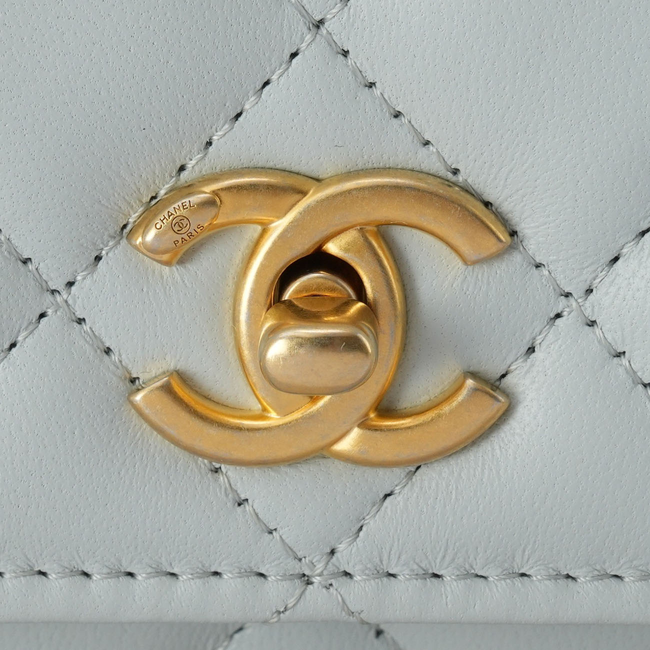 CHANEL(USED)샤넬 AP1450 램스킨 골든볼 WOC