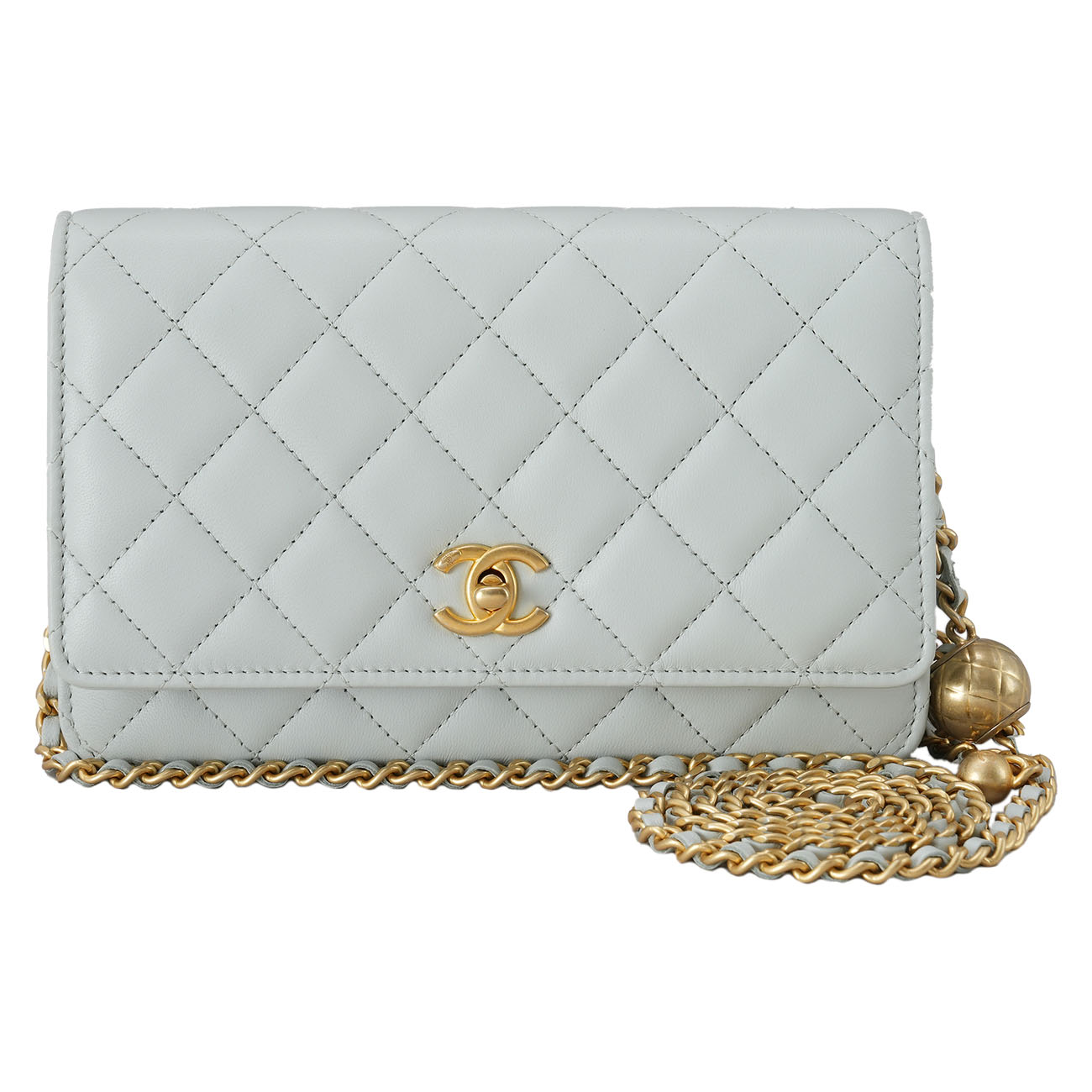 CHANEL(USED)샤넬 AP1450 램스킨 골든볼 WOC