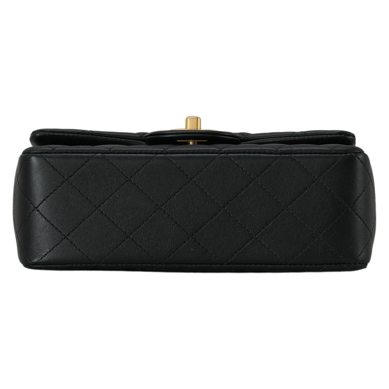 CHANEL(USED)샤넬 램스킨 클래식 뉴미니 탑핸들