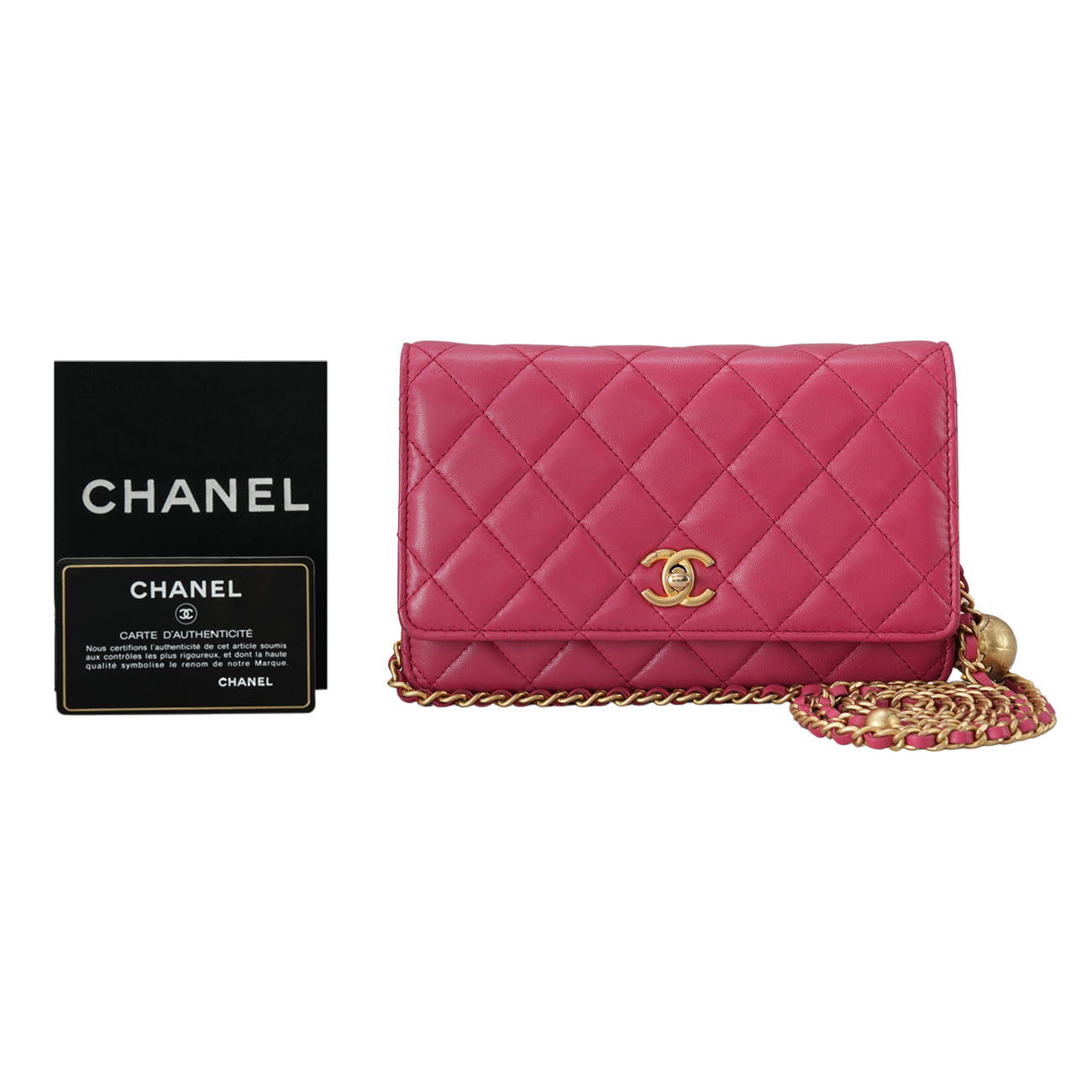 CHANEL(USED)샤넬 시즌 골든볼 WOC