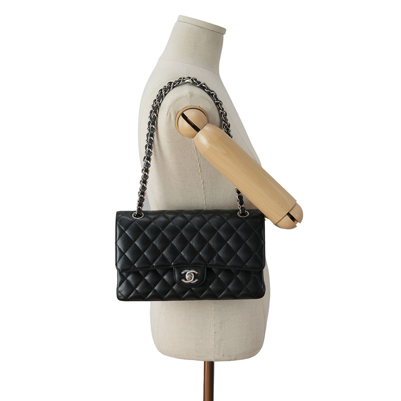 CHANEL(USED)샤넬 캐비어 클래식 미듐 플랩백