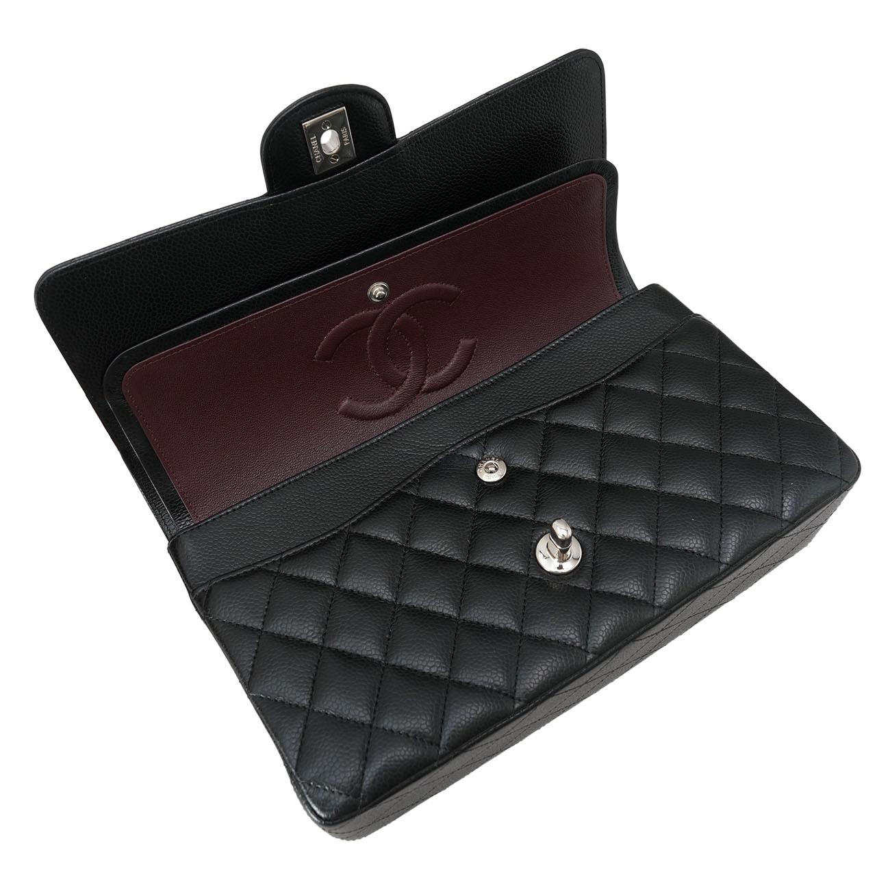 CHANEL(USED)샤넬 캐비어 클래식 미듐 플랩백