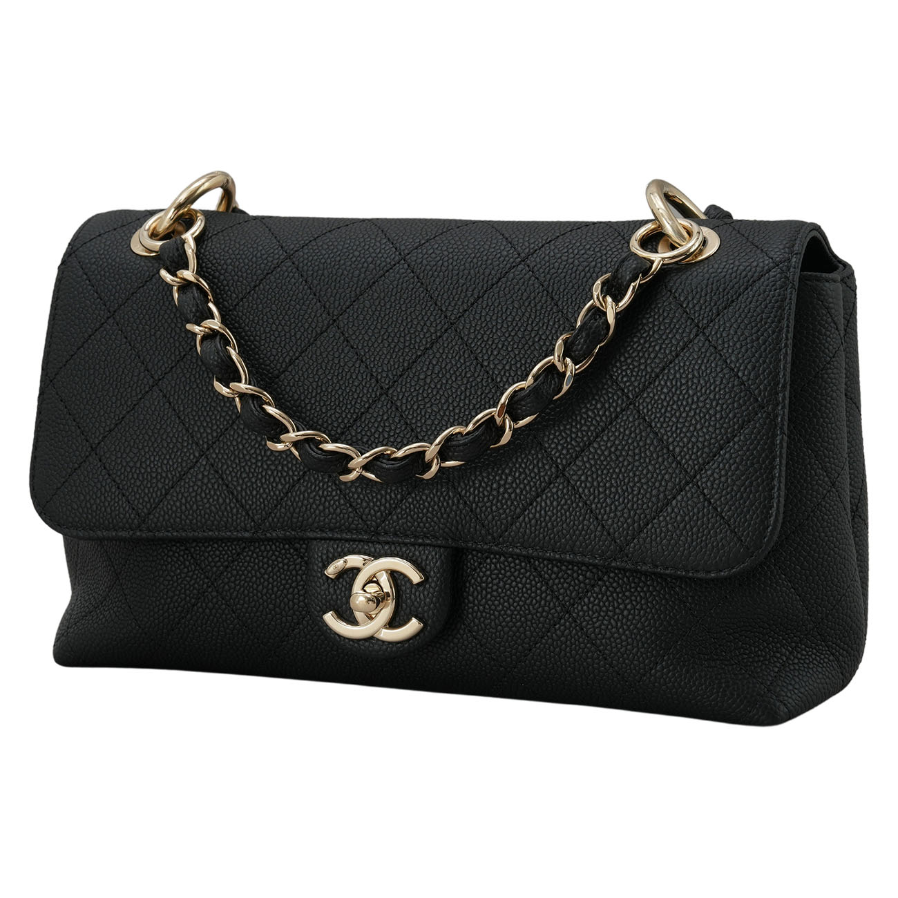 CHANEL(USED)샤넬 시즌 클래식 미듐 플랩백