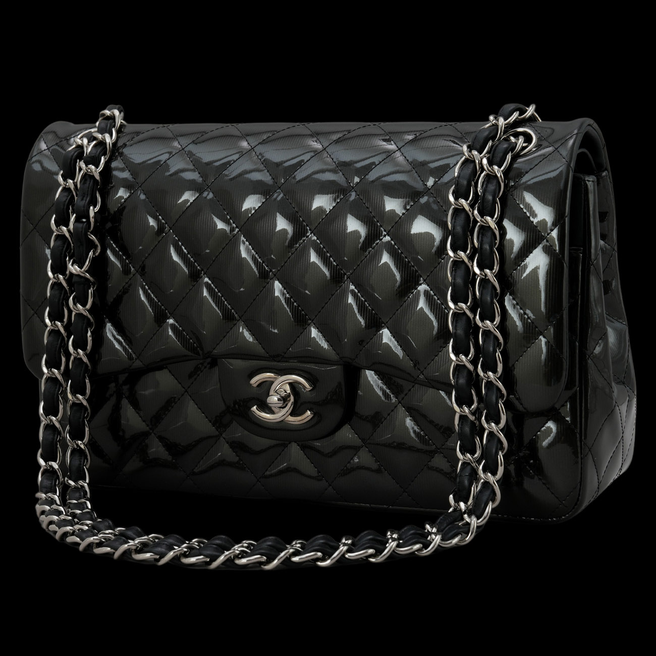 CHANEL(USED)샤넬 클래식 페이던트 점보 플랩백