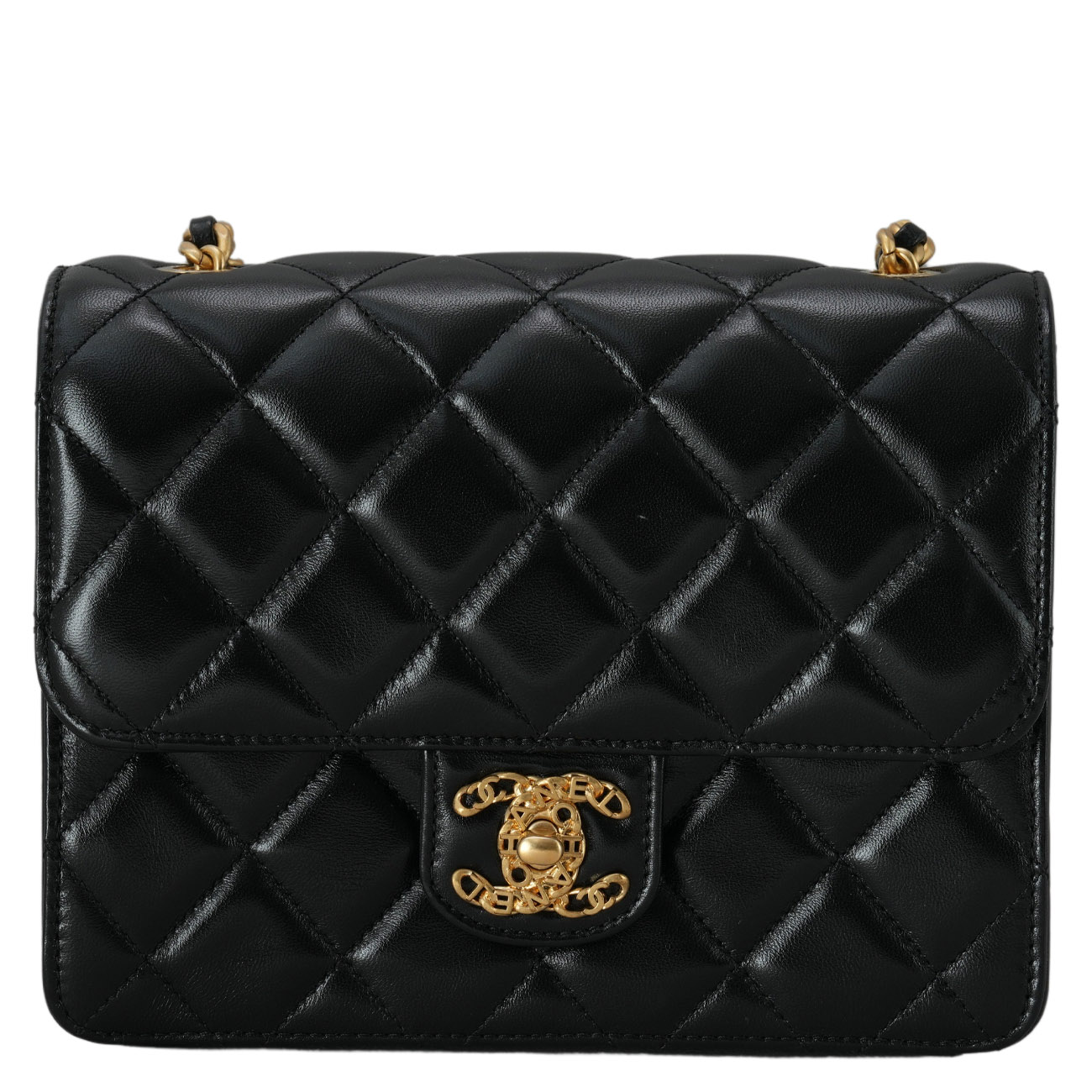 CHANEL(USED)샤넬 AS4056 시즌 CC로고 퀼팅 미니 플랩백