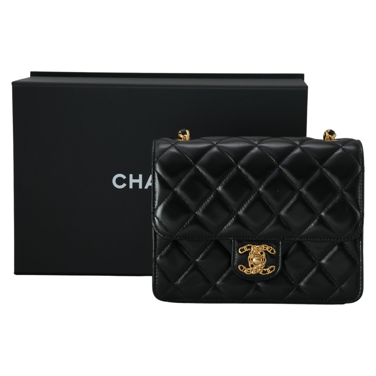 CHANEL(USED)샤넬 AS4056 시즌 CC로고 퀼팅 미니 플랩백