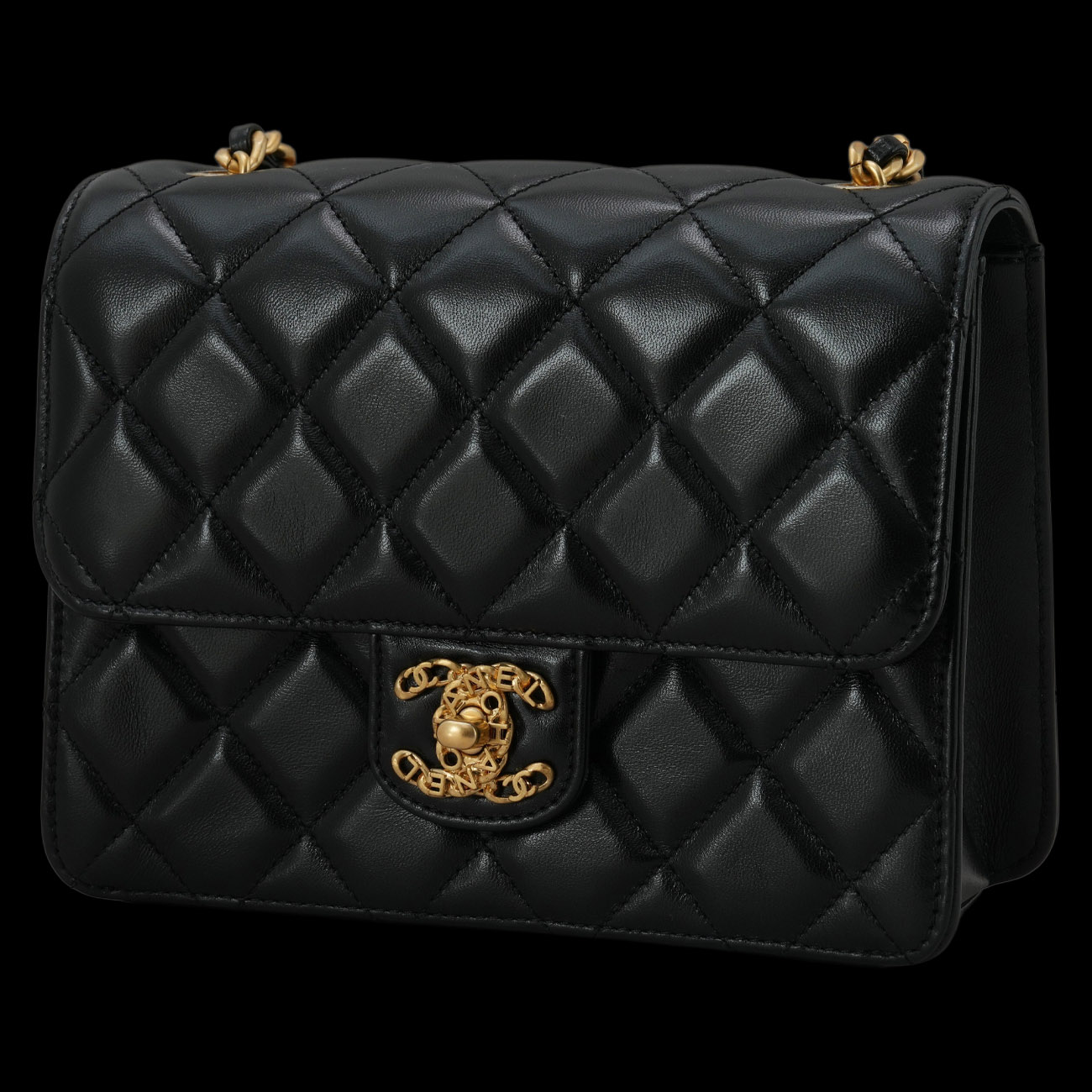 CHANEL(USED)샤넬 AS4056 시즌 CC로고 퀼팅 미니 플랩백