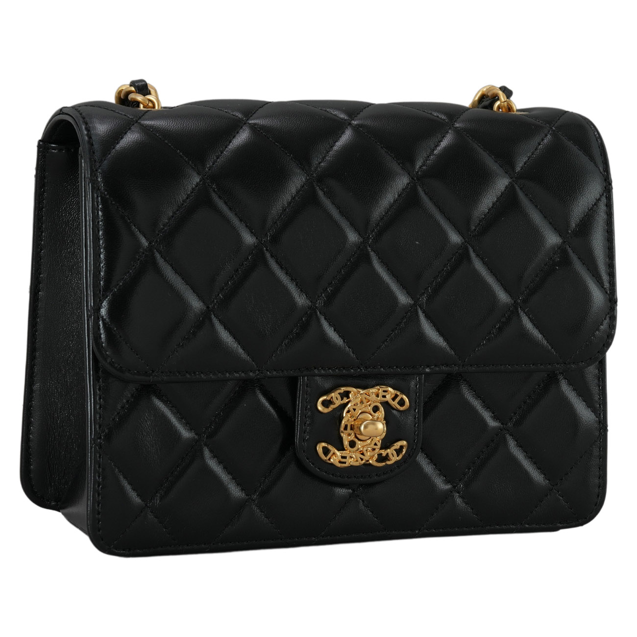 CHANEL(USED)샤넬 AS4056 시즌 CC로고 퀼팅 미니 플랩백