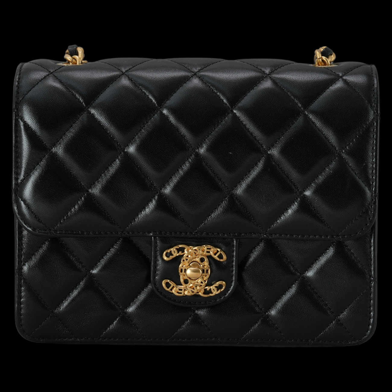 CHANEL(USED)샤넬 AS4056 시즌 CC로고 퀼팅 미니 플랩백
