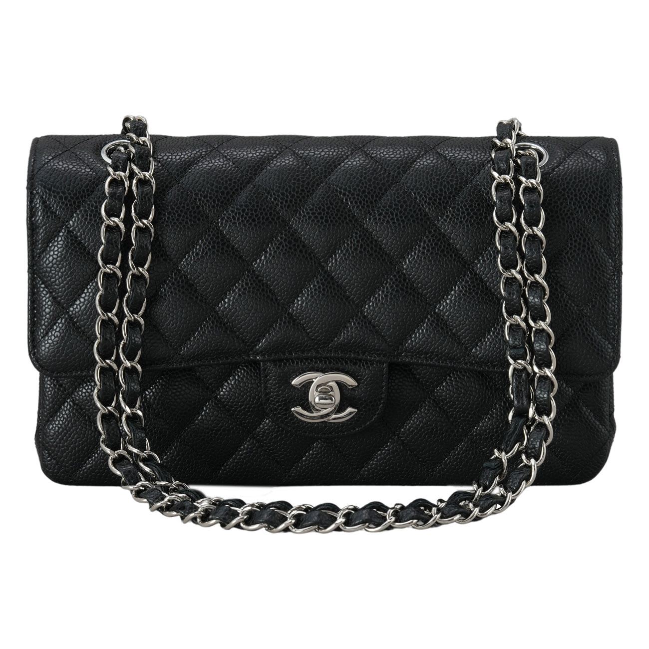 CHANEL(USED)샤넬 캐비어 클래식 미듐 플랩백