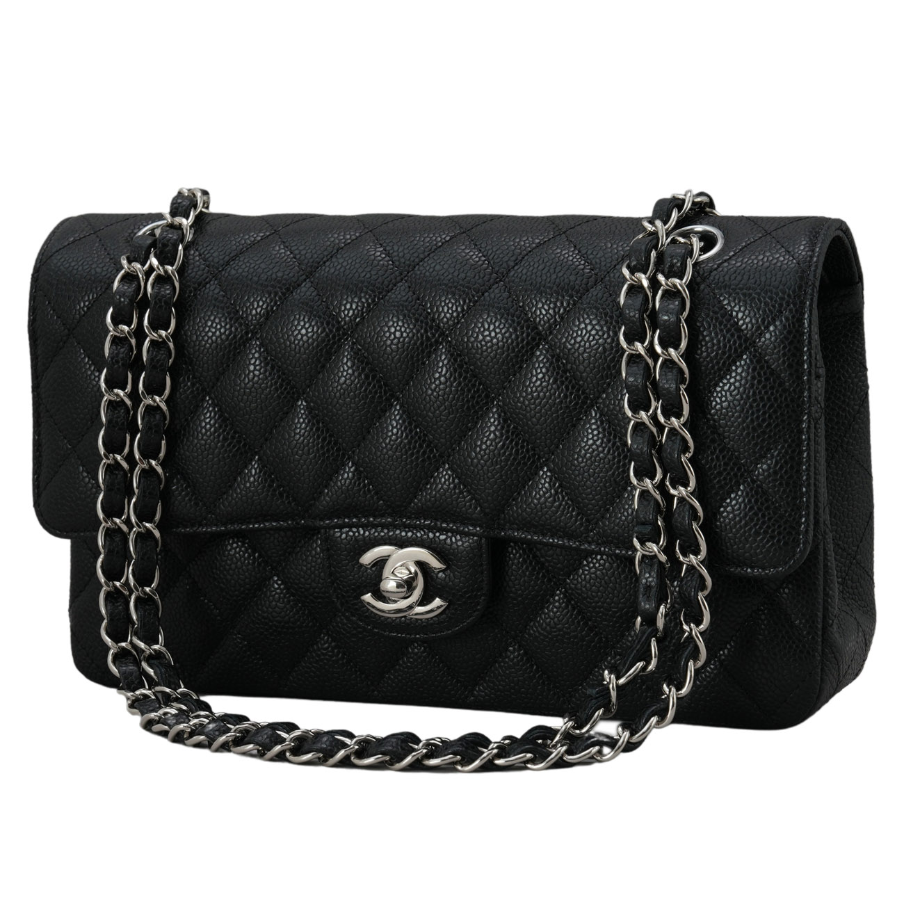 CHANEL(USED)샤넬 캐비어 클래식 미듐 플랩백