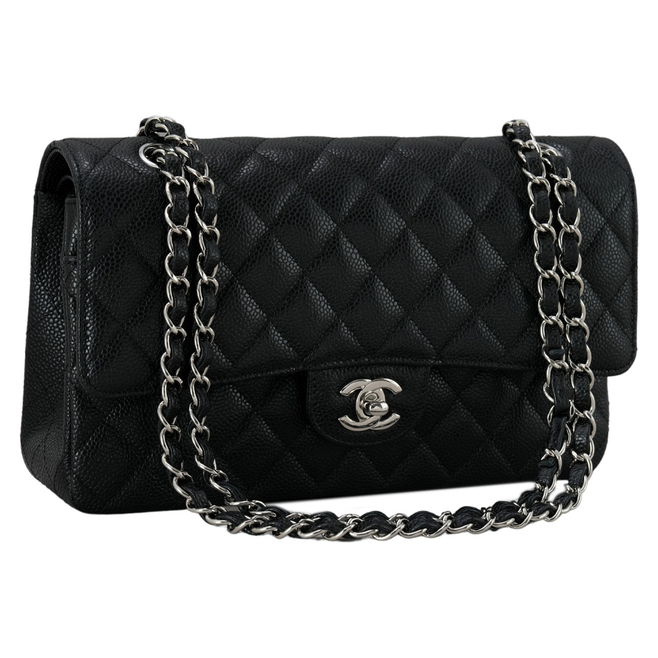 CHANEL(USED)샤넬 캐비어 클래식 미듐 플랩백