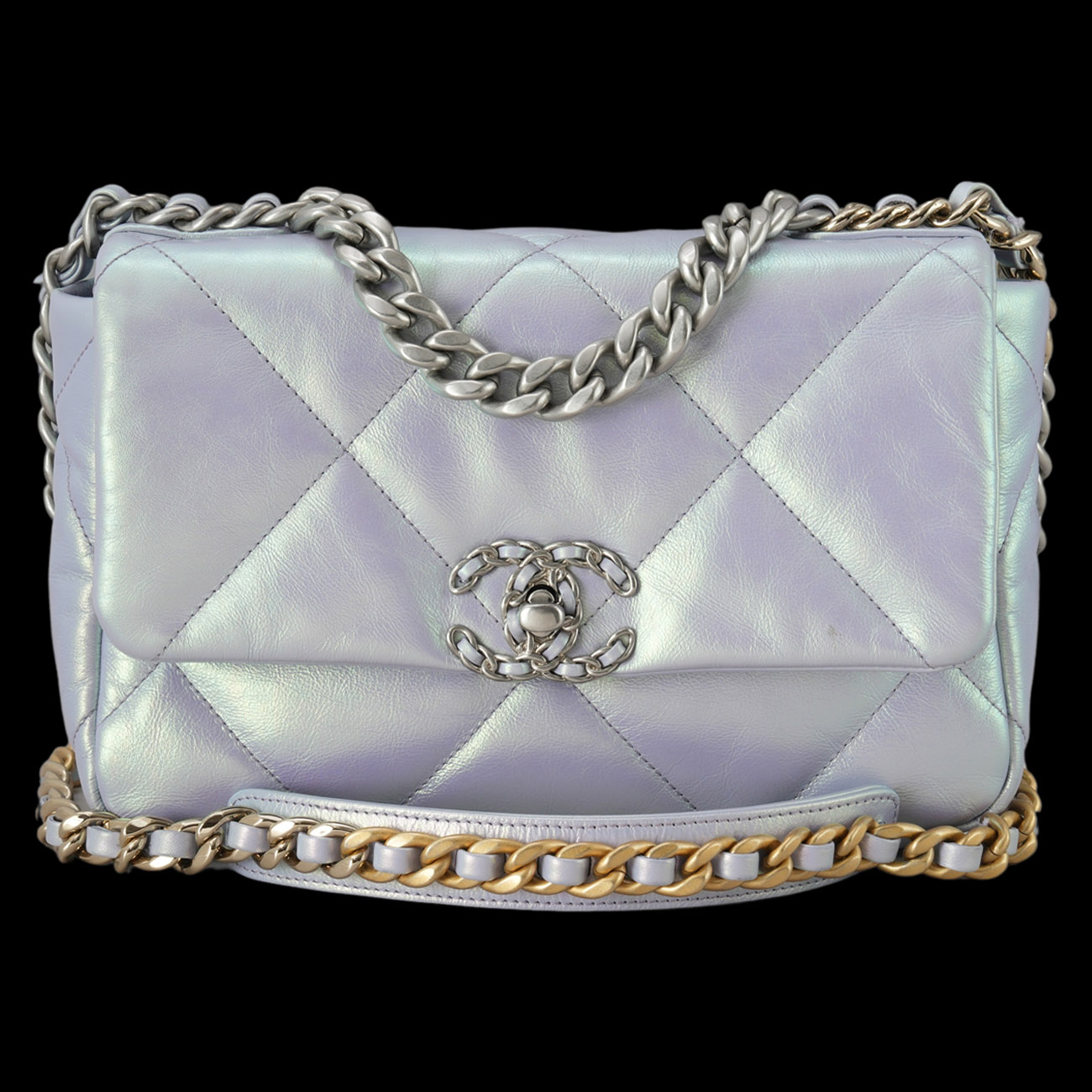 CHANEL(USED)샤넬 19백 미듐
