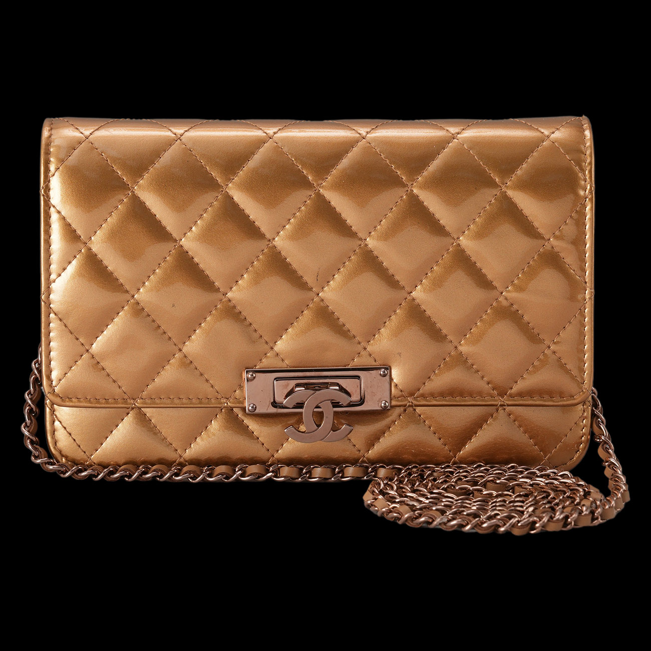 CHANEL(USED)샤넬 A80766 시즌 골든클래스 WOC
