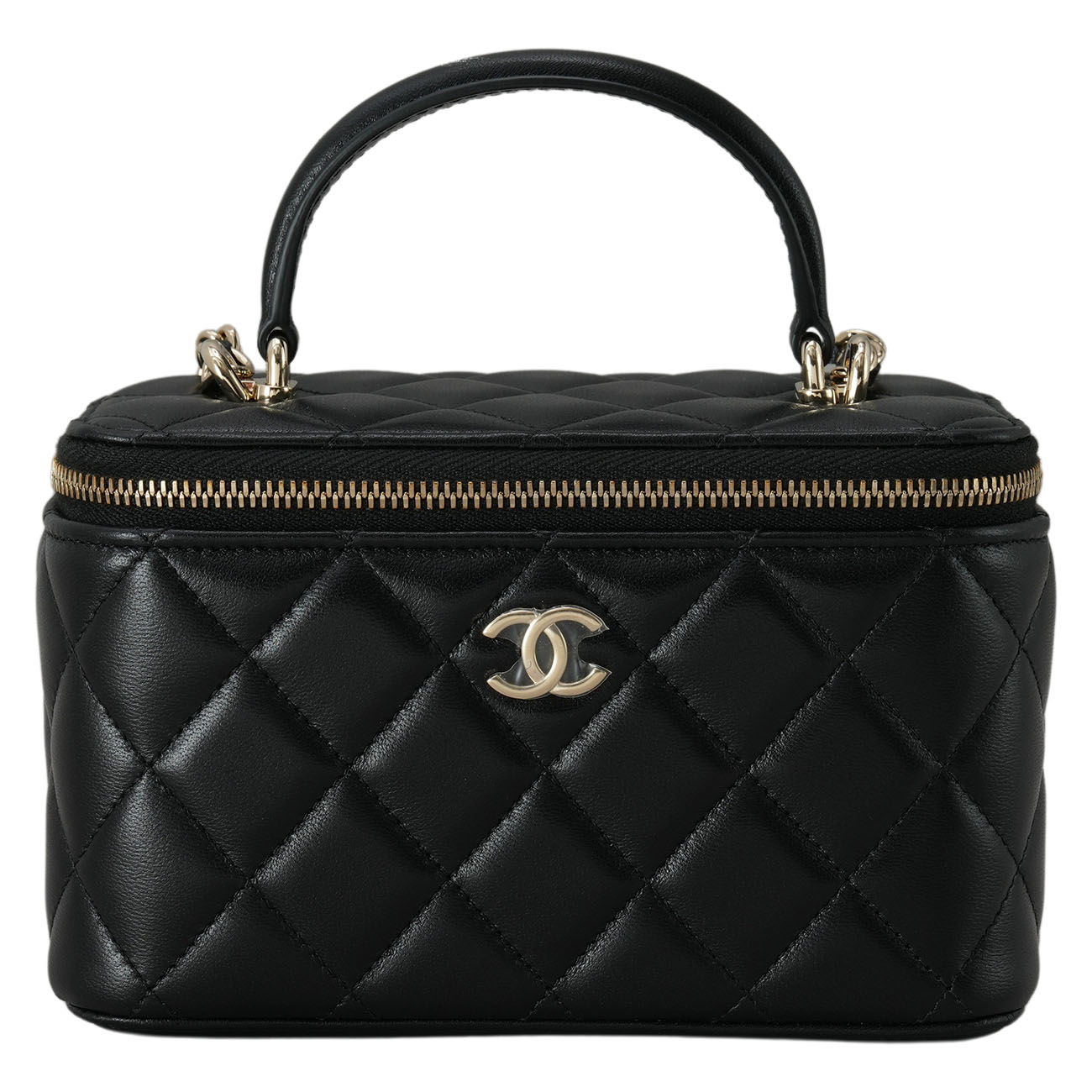 CHANEL(USED)샤넬 AP2199 코스메틱 베니티 탑핸들