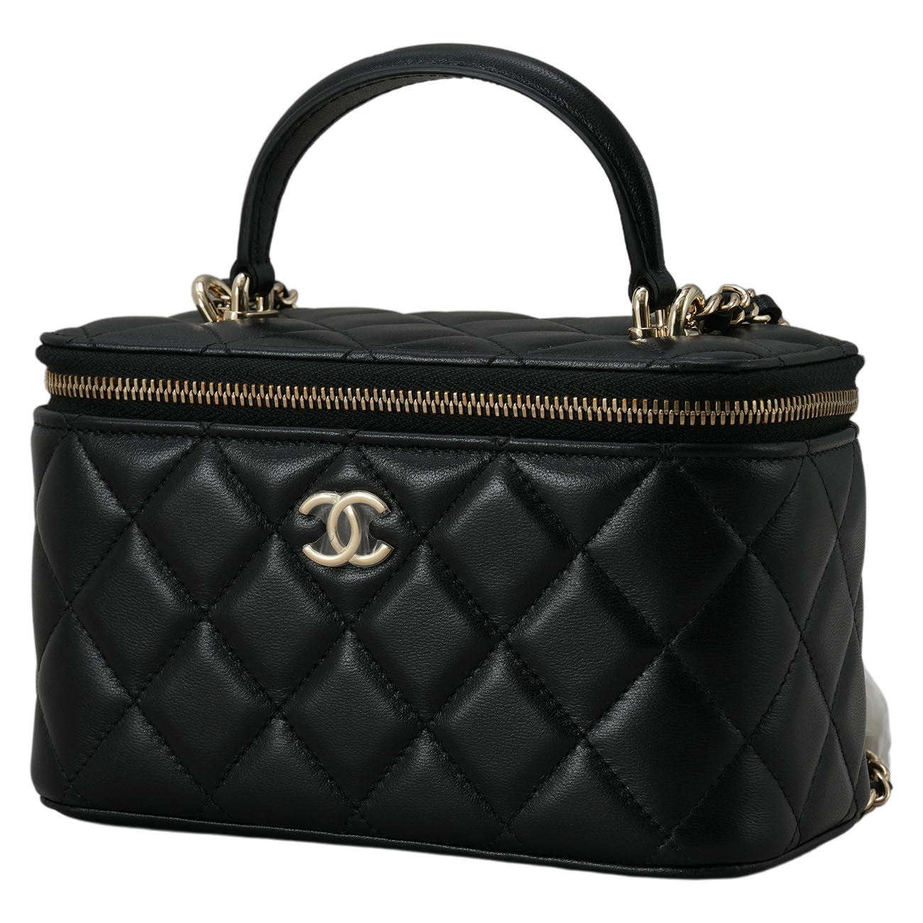 CHANEL(USED)샤넬 AP2199 코스메틱 베니티 탑핸들