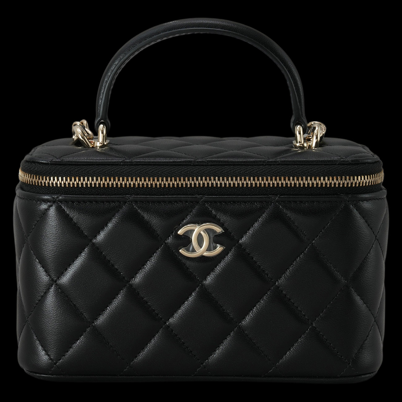 CHANEL(USED)샤넬 AP2199 코스메틱 베니티 탑핸들