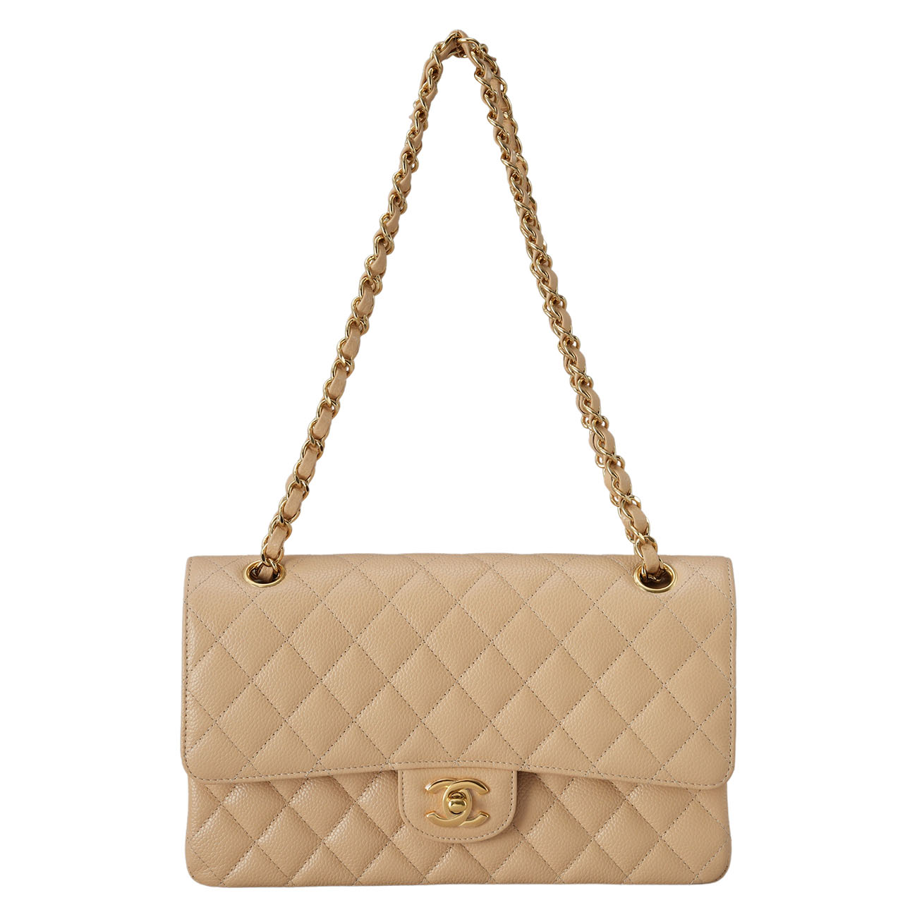CHANEL(USED)샤넬 캐비어 클래식 미듐 플랩백