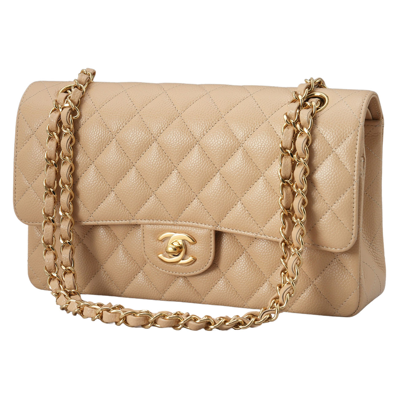 CHANEL(USED)샤넬 캐비어 클래식 미듐 플랩백