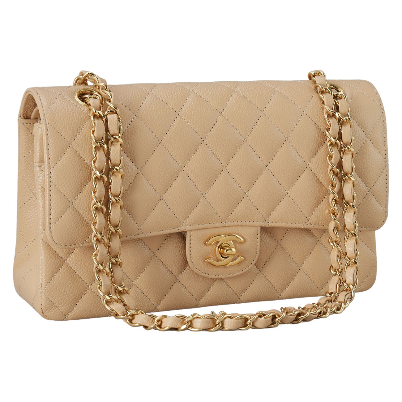 CHANEL(USED)샤넬 캐비어 클래식 미듐 플랩백