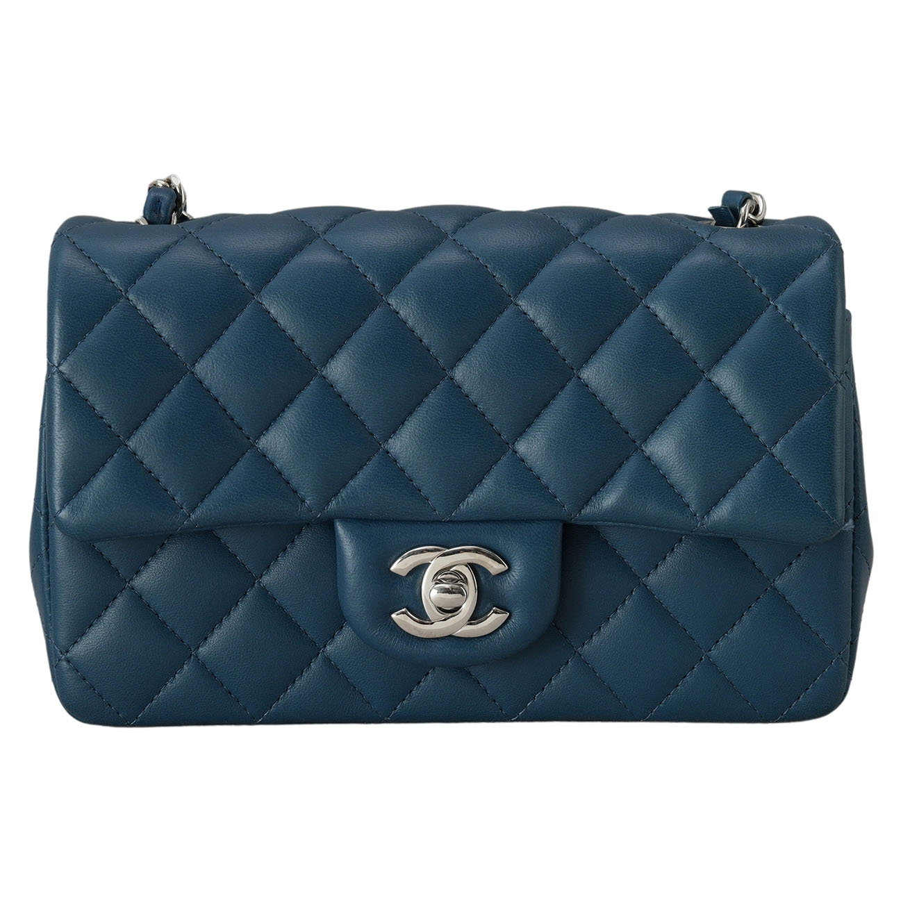 CHANEL(USED)샤넬 램스킨 클래식 뉴미니 크로스백
