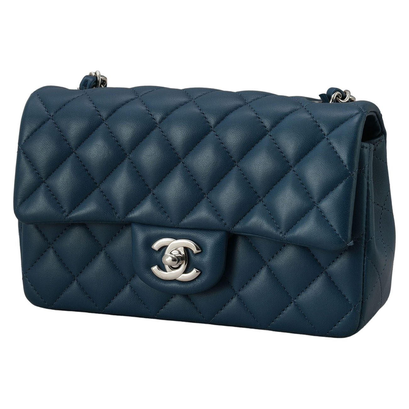 CHANEL(USED)샤넬 램스킨 클래식 뉴미니 크로스백