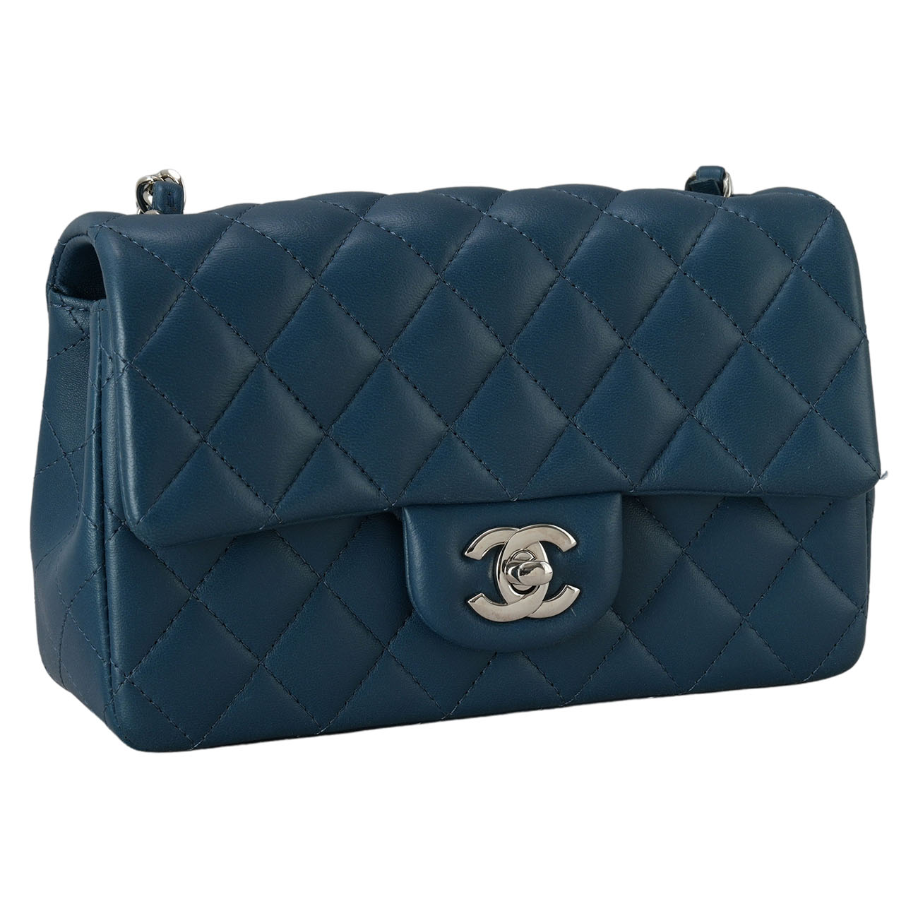 CHANEL(USED)샤넬 램스킨 클래식 뉴미니 크로스백