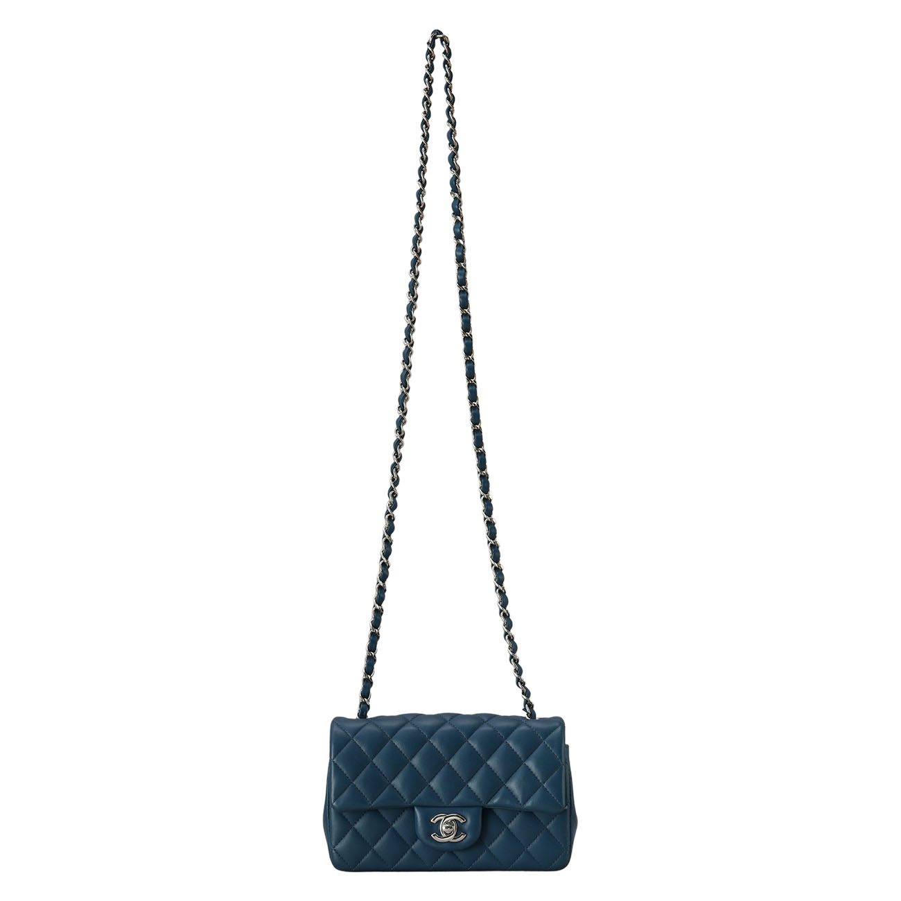 CHANEL(USED)샤넬 램스킨 클래식 뉴미니 크로스백
