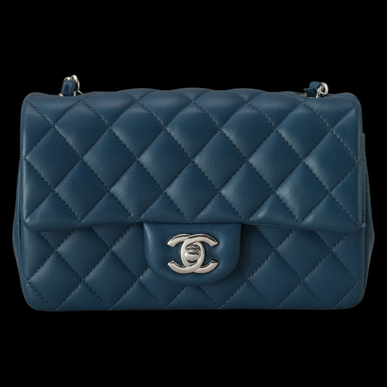 CHANEL(USED)샤넬 램스킨 클래식 뉴미니 크로스백
