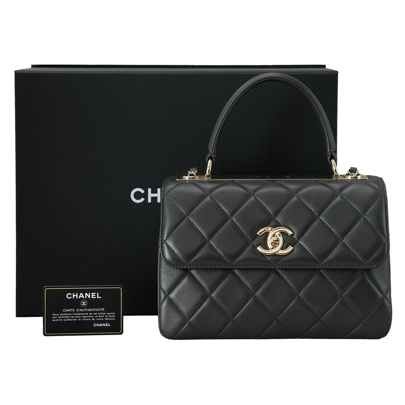 CHANEL(USED)샤넬 램스킨 트렌디 CC 스몰