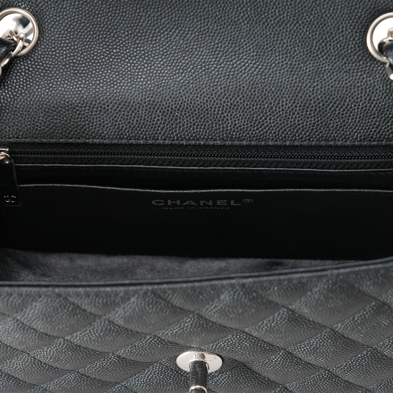 CHANEL(USED)샤넬 캐비어 클래식 뉴미니 체인 플랩백