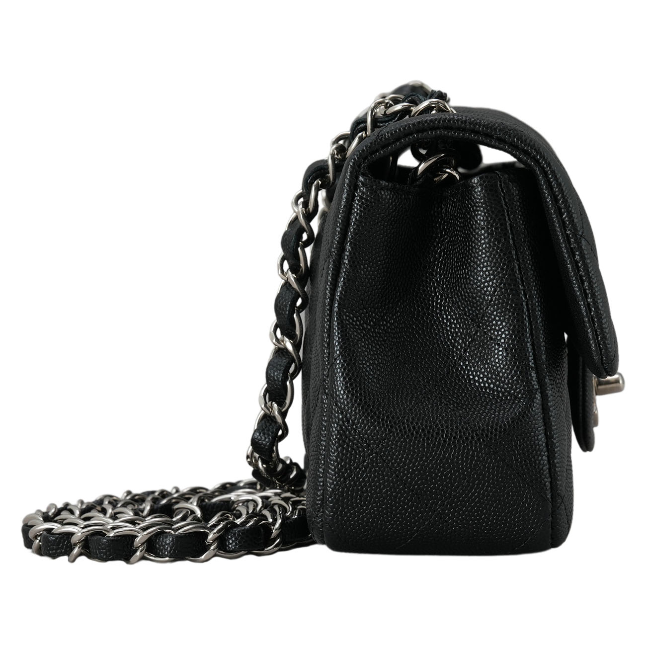 CHANEL(USED)샤넬 캐비어 클래식 뉴미니 체인 플랩백