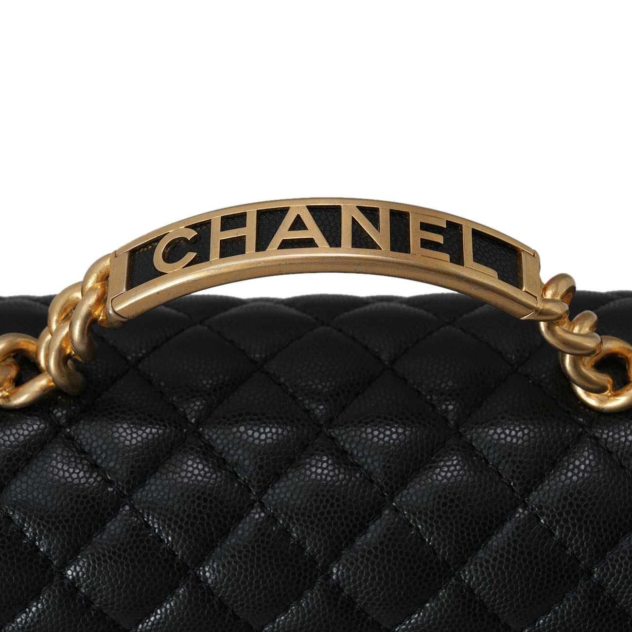 CHANEL(USED)샤넬 클래식 A94804 시즌 보이샤넬 탑핸들 미듐 블랙