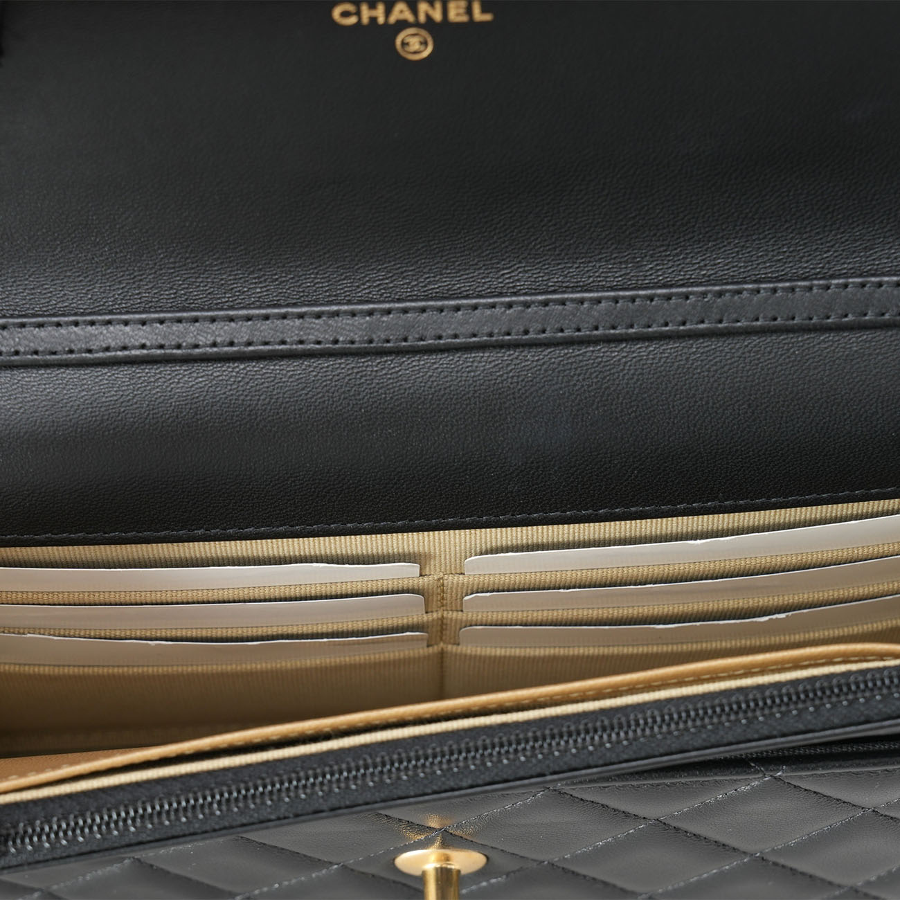 CHANEL(USED)샤넬 램스킨 골든볼 클래식 WOC