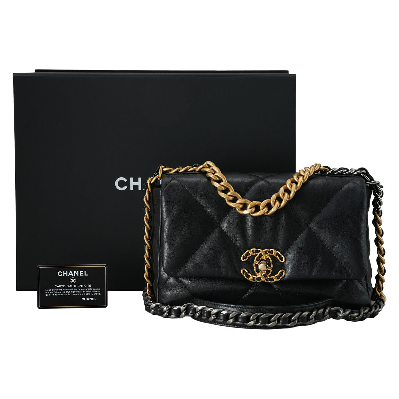 CHANEL(USED)샤넬 19백 미듐