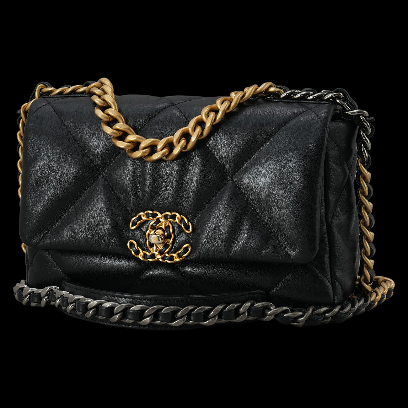 CHANEL(USED)샤넬 19백 미듐