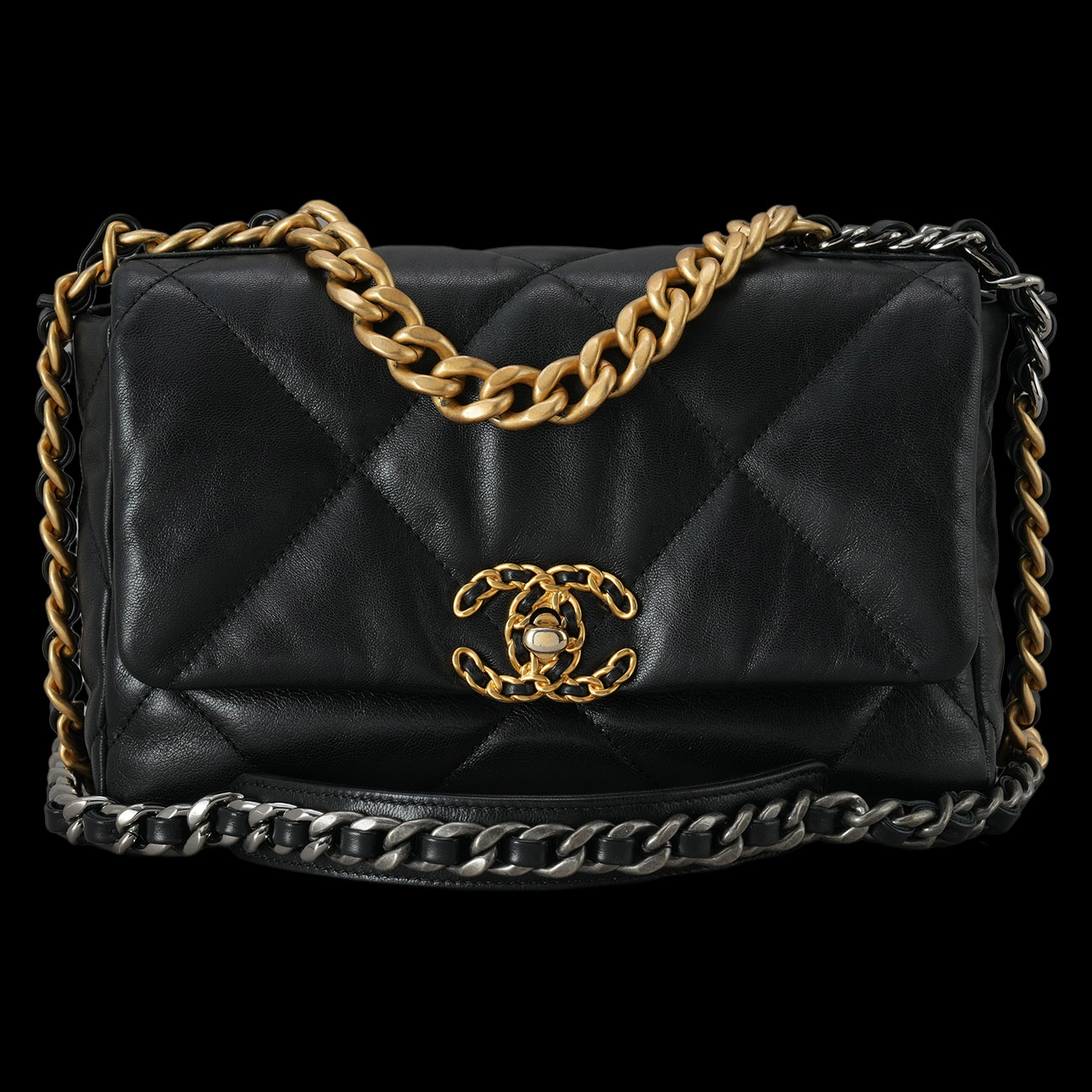 CHANEL(USED)샤넬 19백 미듐