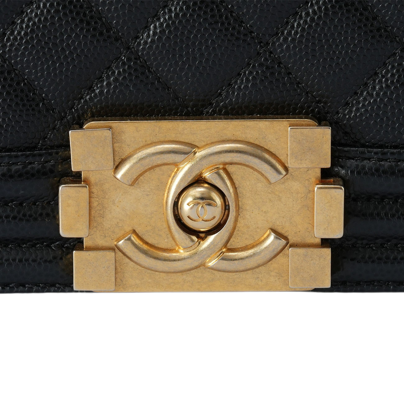 CHANEL(USED)샤넬 캐비어 보이샤넬 미듐 플랩백
