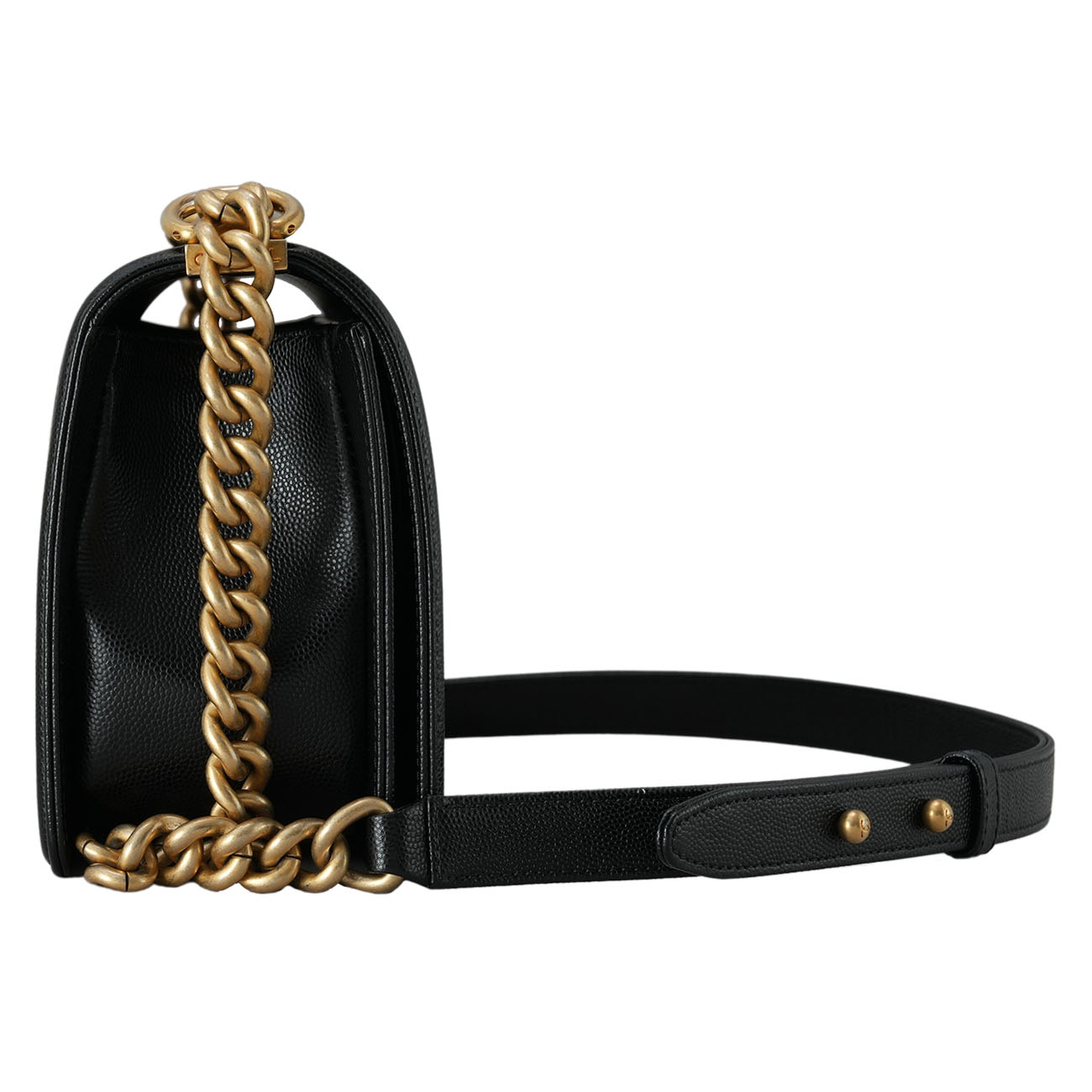 CHANEL(USED)샤넬 캐비어 보이샤넬 미듐 플랩백