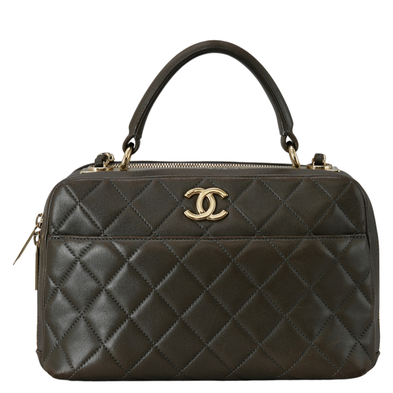 CHANEL(USED)샤넬 시즌 트렌디 탑핸들 체인백