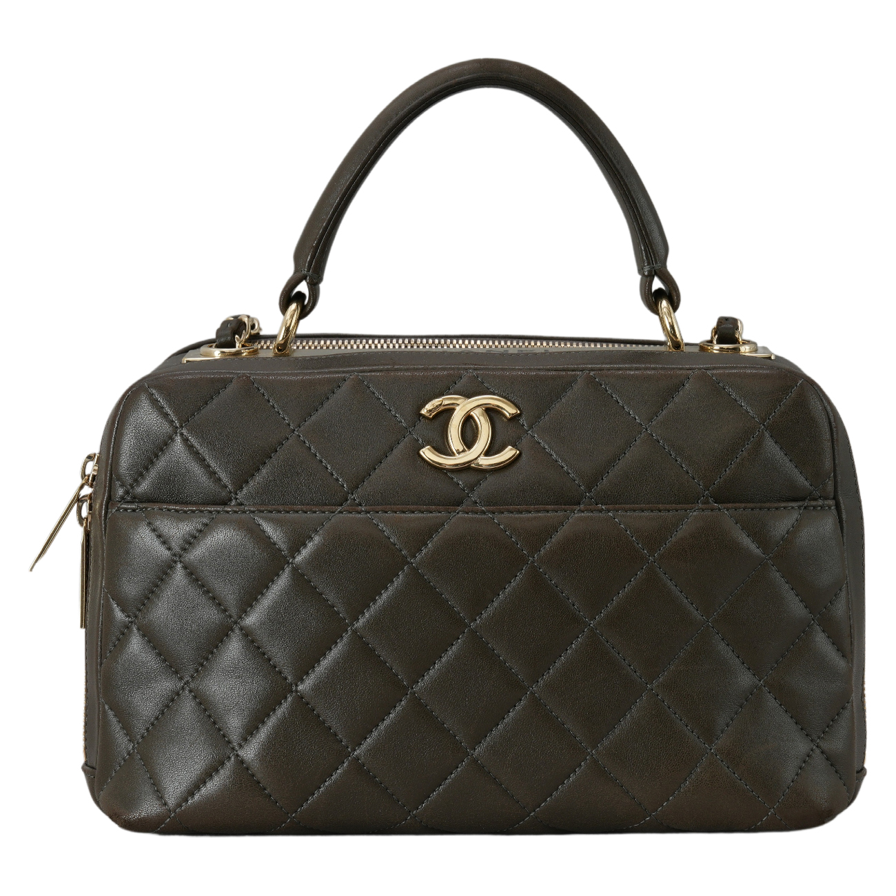 CHANEL(USED)샤넬 시즌 트렌디 탑핸들 체인백