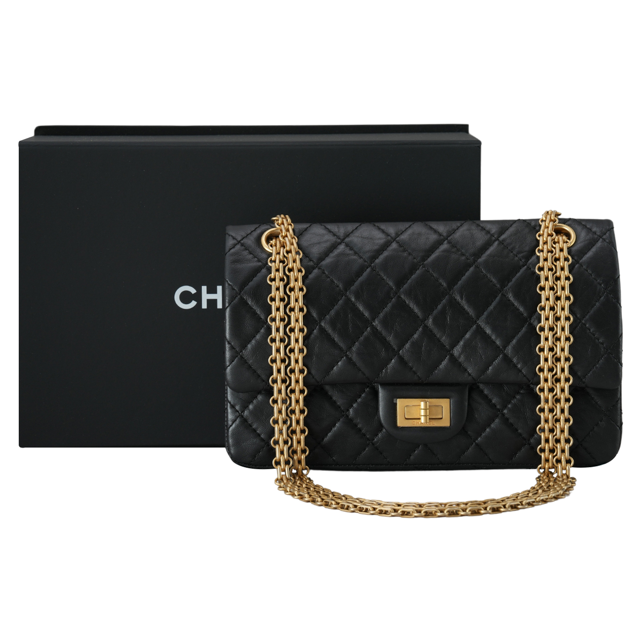 CHANEL(USED)샤넬 A37586 2.55 빈티지 미듐 플랩백